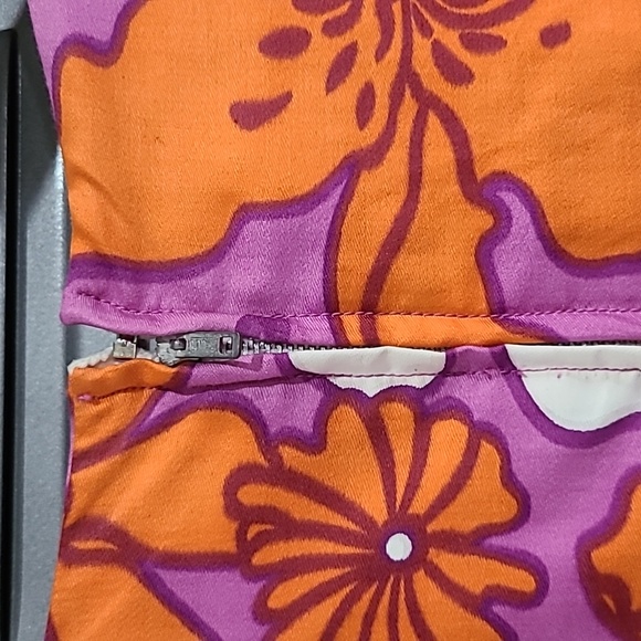 Vintage Shaker Square Floral Print Dress - Picture 7 of 14